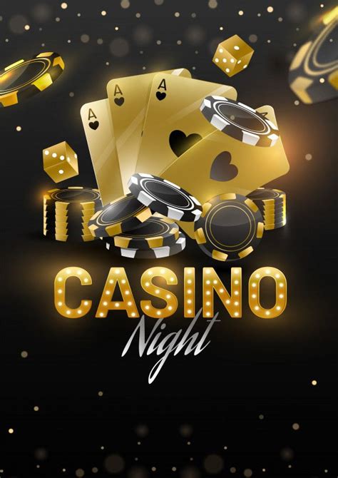 affiche soiree casino